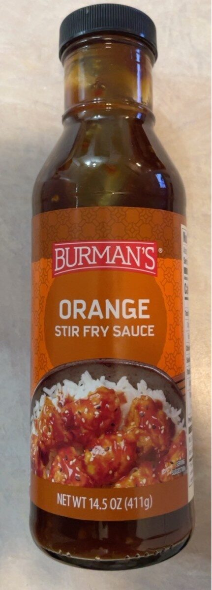 Orange Stir Fry Sauce