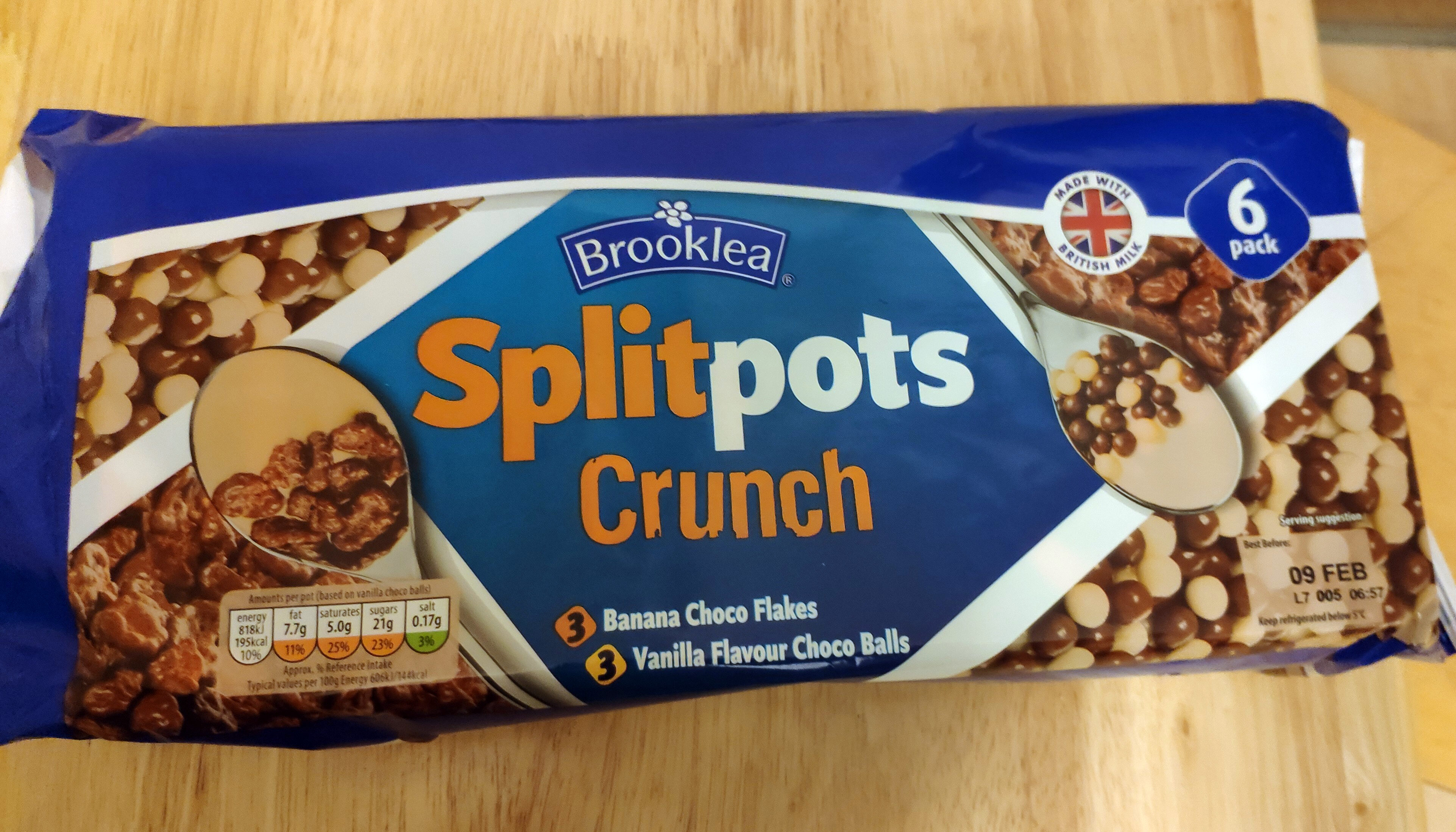 Splitpots Crunch Vanilla Flavour Choco Balls