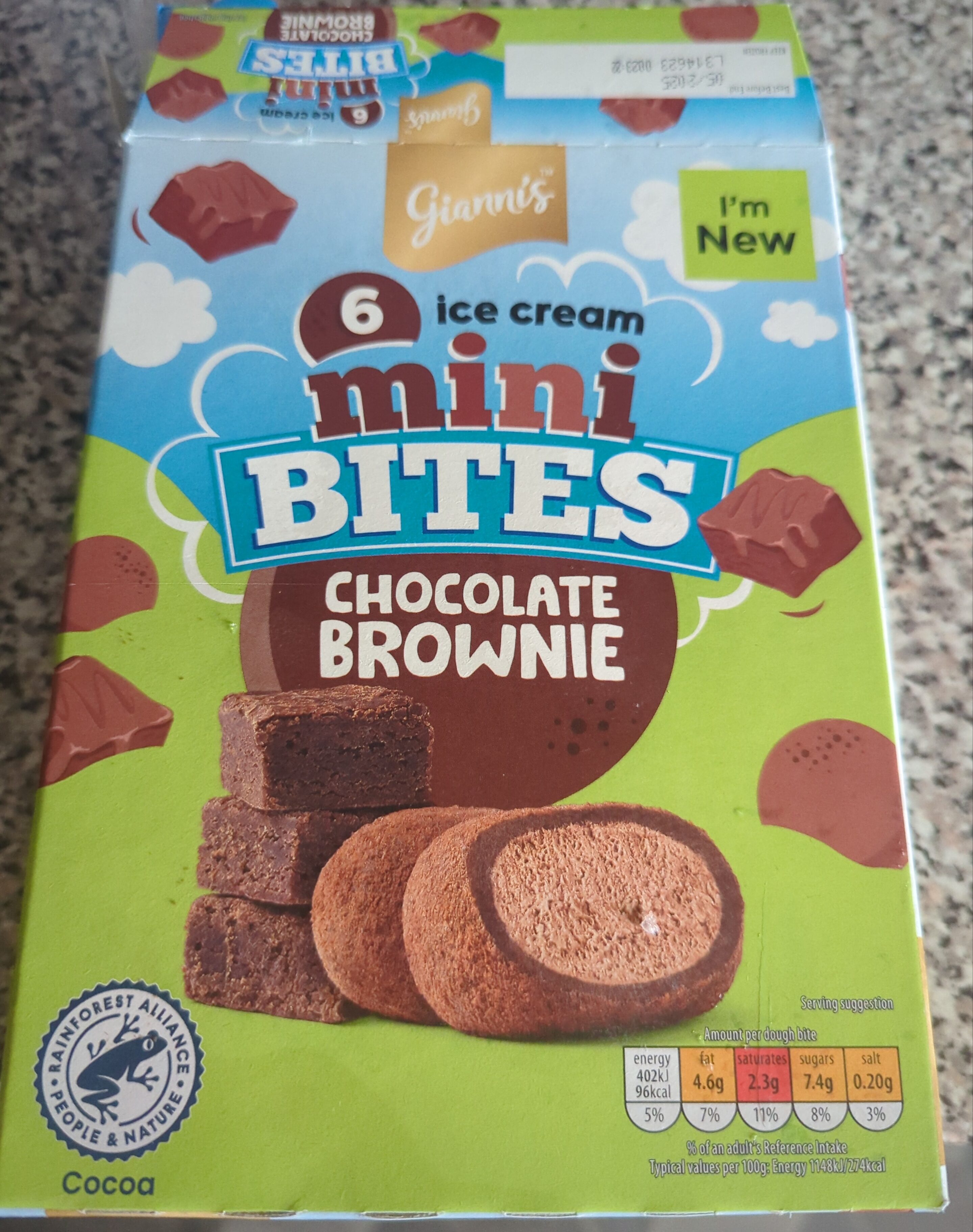 ICE Cream Mini Bites Chocolate Brownie