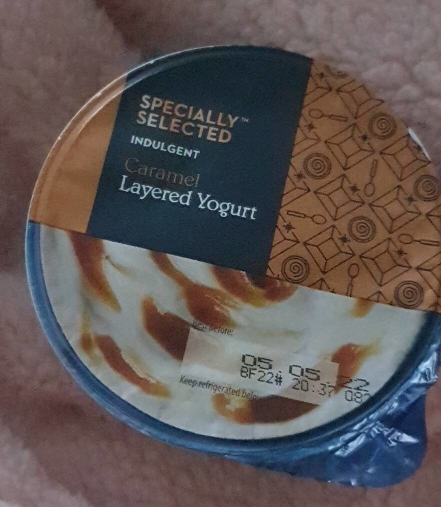 Caramel Layered Yogurt