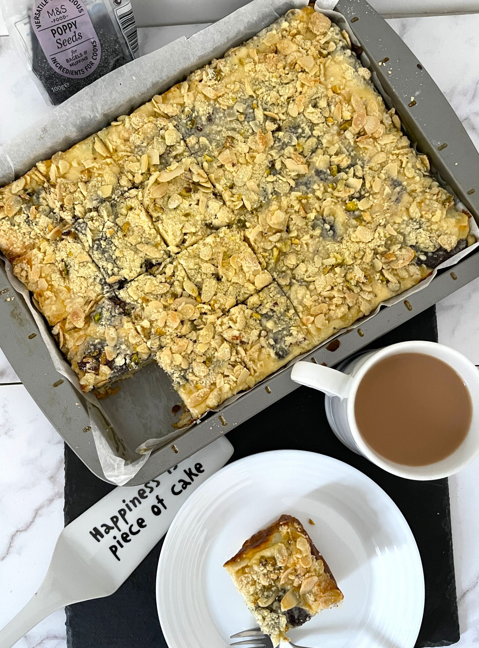 Poppy Seed Crumble Cake