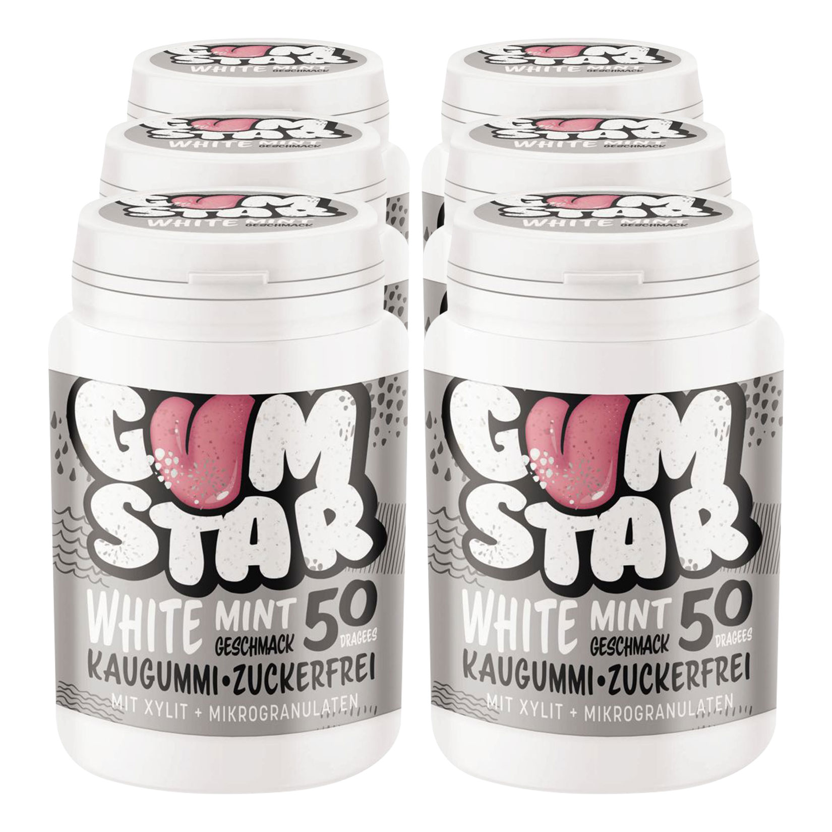 Gum Star White Mint Kaugummis