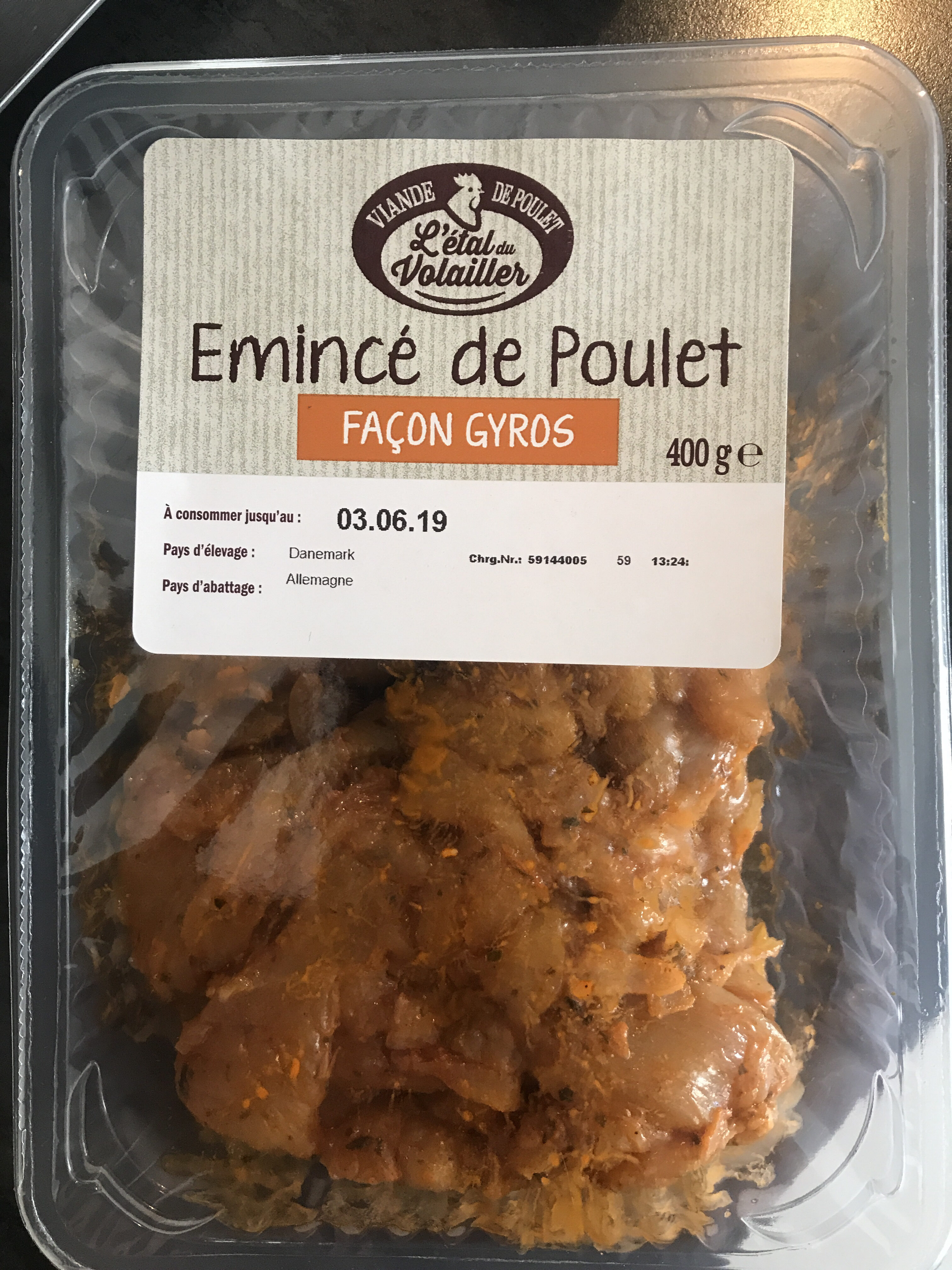 Émincé De Poulet