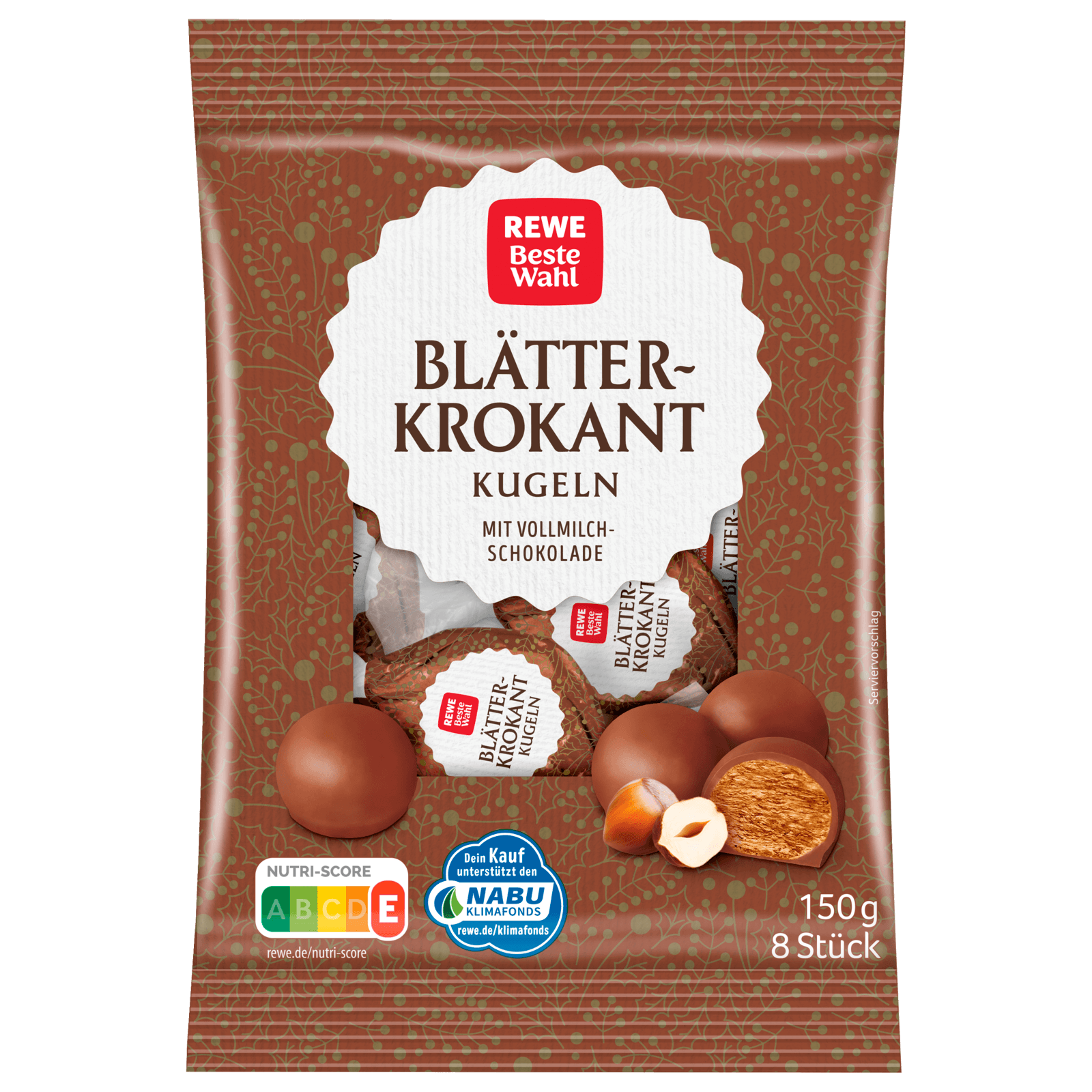Blätter-Krokant Kugeln
