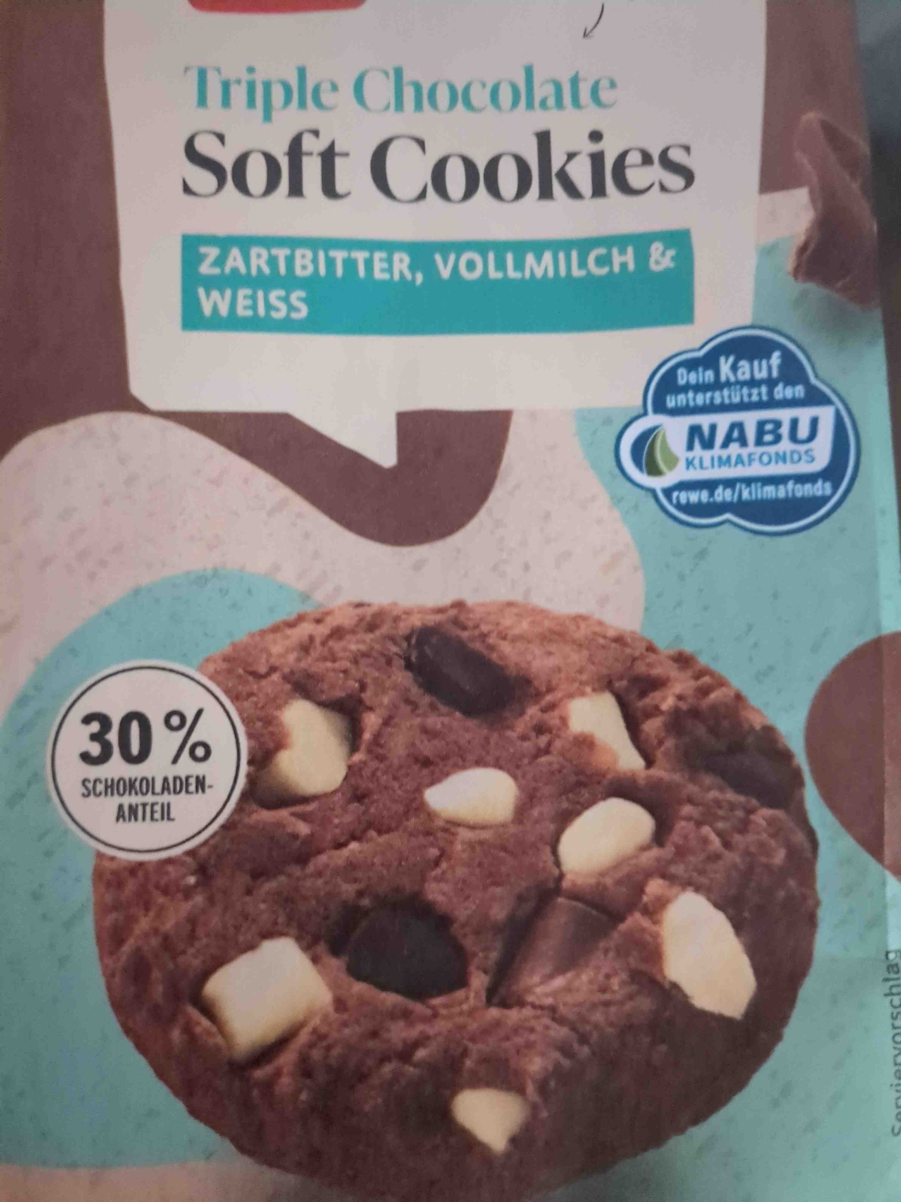 Soft Cookies, Triple Chokolate