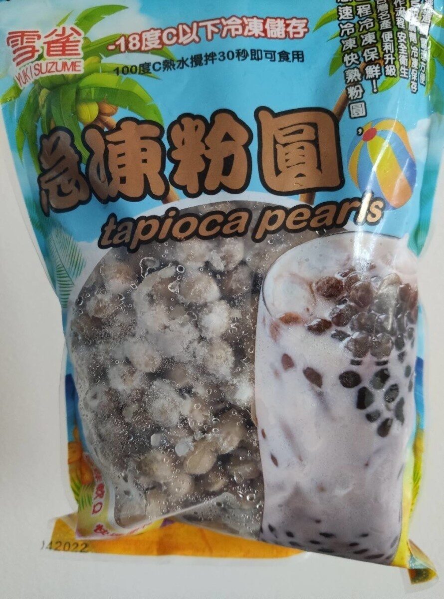 Perles De Tapioca Pour "Bubble Tea" Congelées