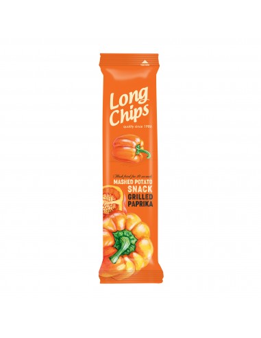 Patatas Sabor Paprika Long Chips Bolsa 75 Grs