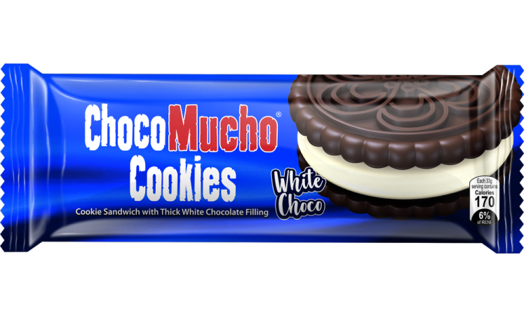Choco Mucho Cookie Sandwich With Thick White Chocolate Filling