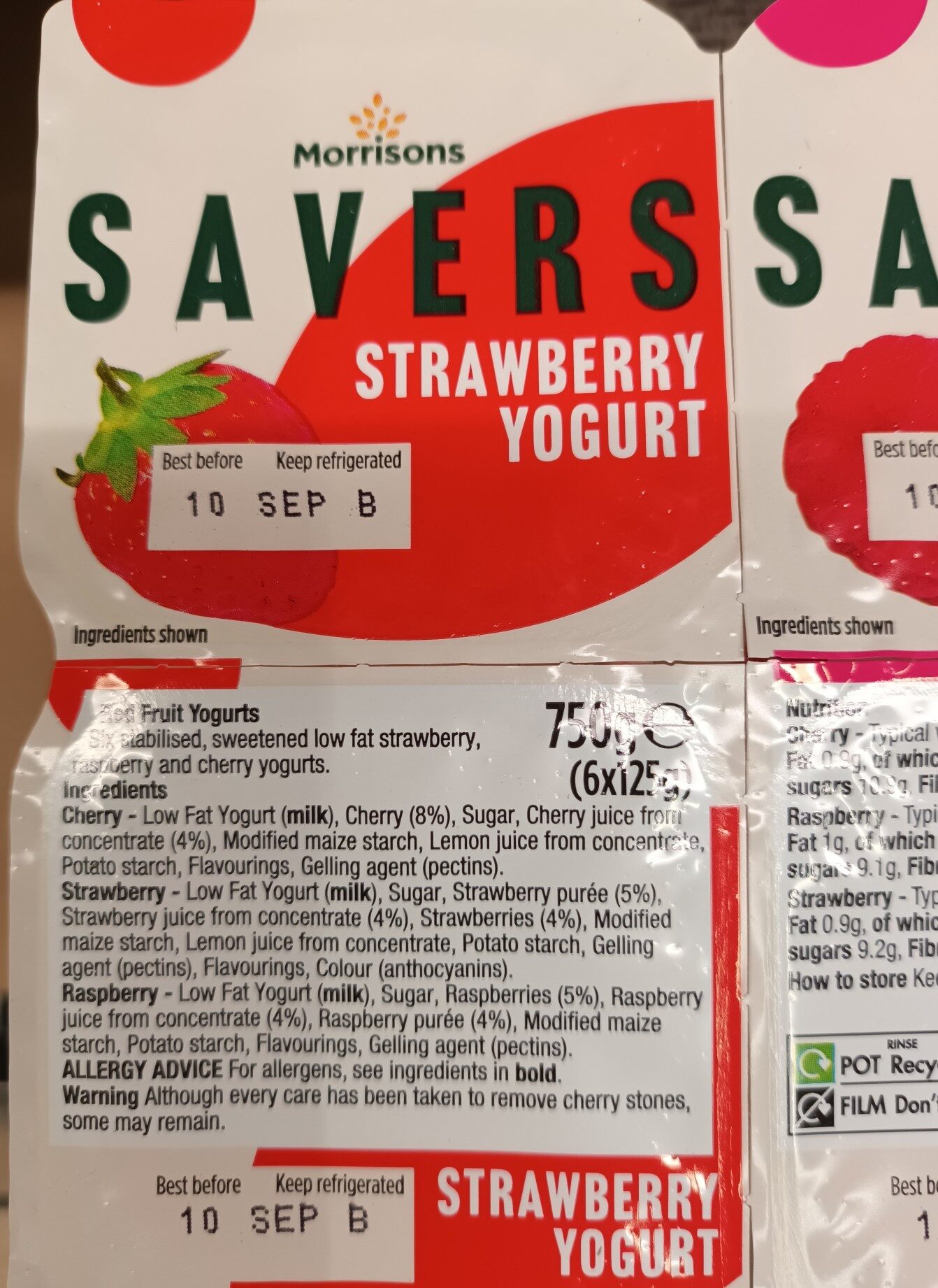 Morrisons Savers Yogurt