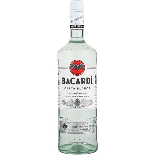 Ron Blanco BACARDÍ® Carta Blanca 37.5% 1000mL