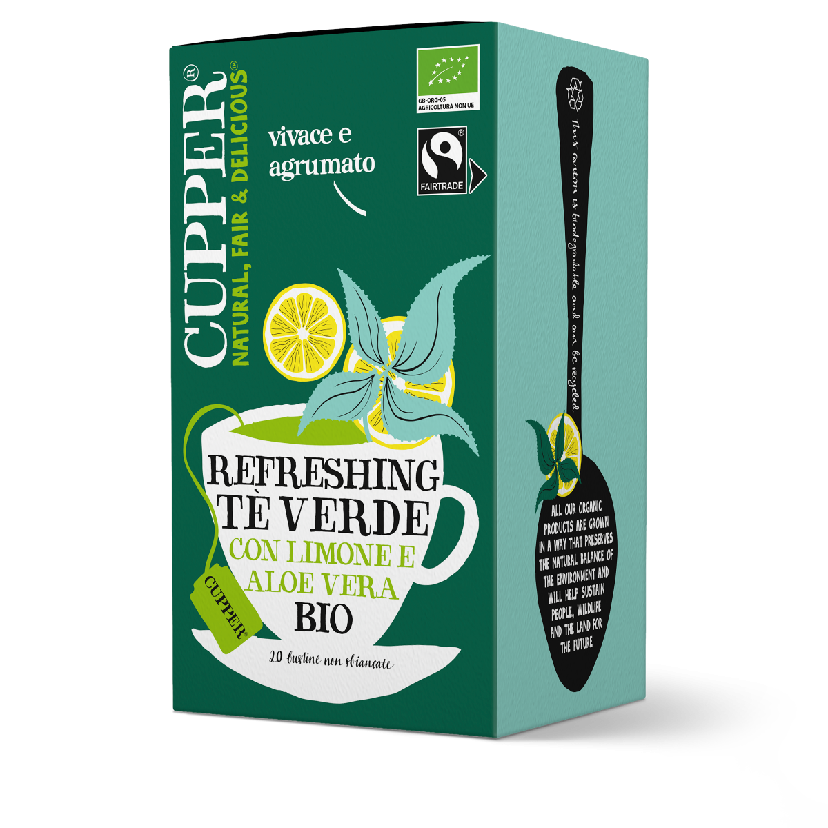 Tè Verde Con Limone E Aloe Vera