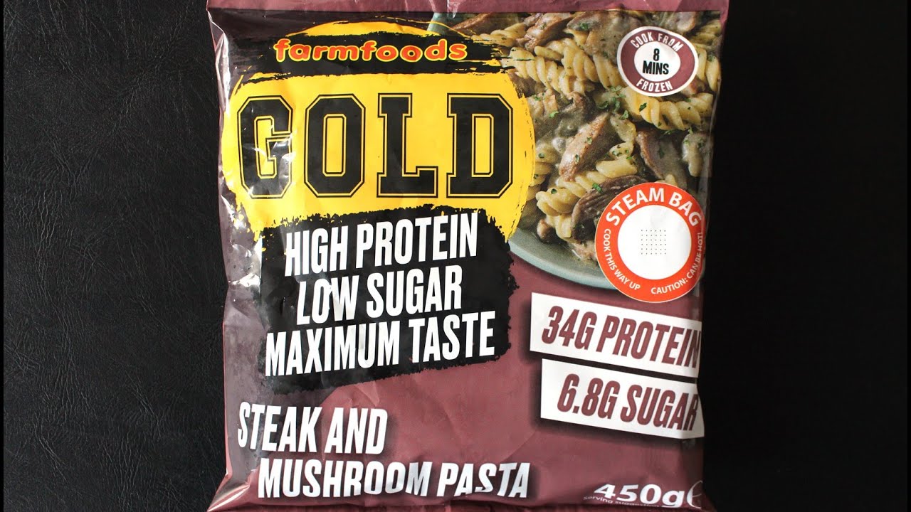 Farmfoods Gold Steak And Mushroom Pasta