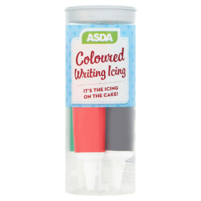 Coloured Writing Icing