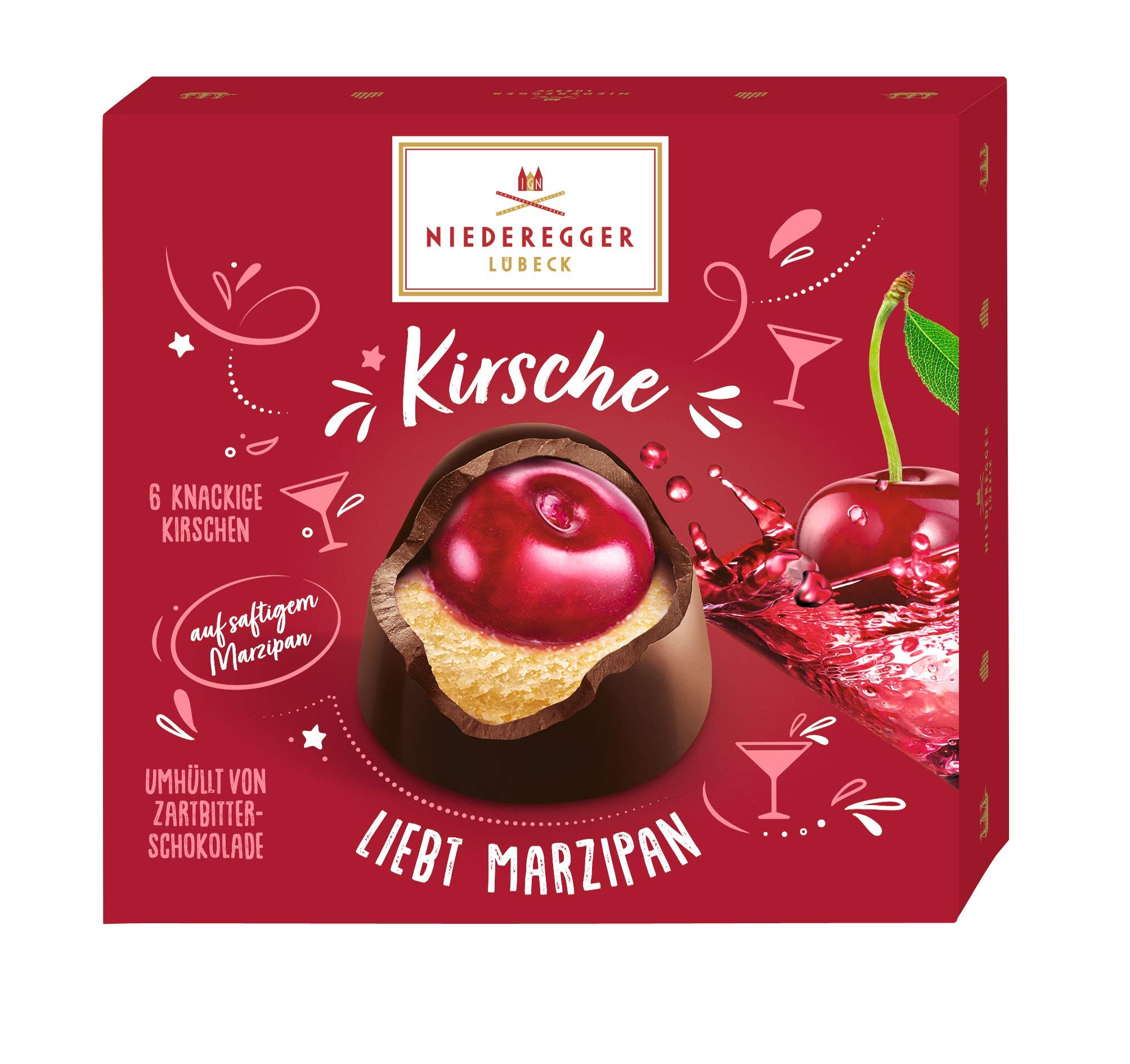 Dark Chocolate Coated Cherry Marzipan