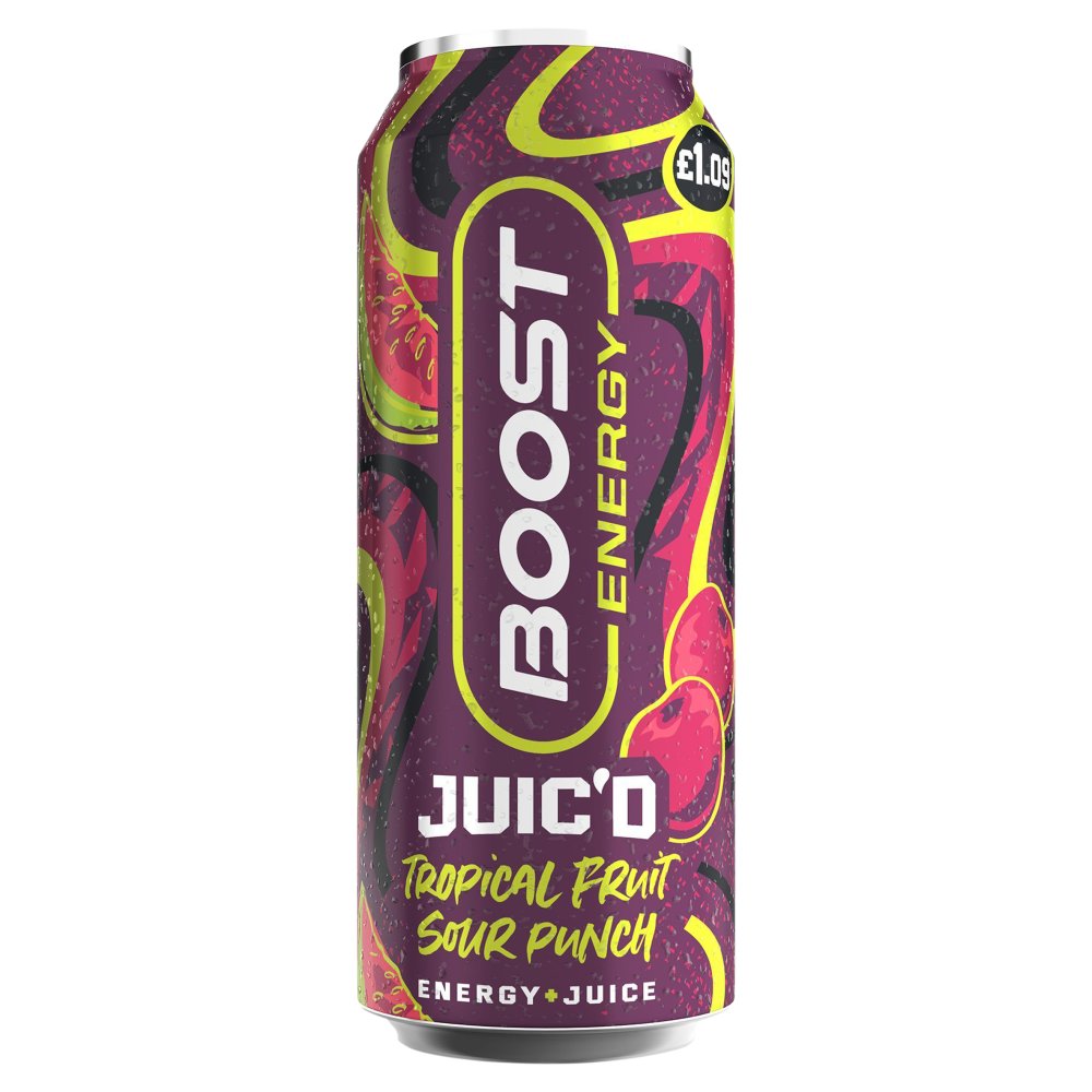 Boost Juic'd Tropical Fruit Sour Punch