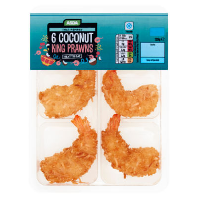 6 Coconut King Prawns