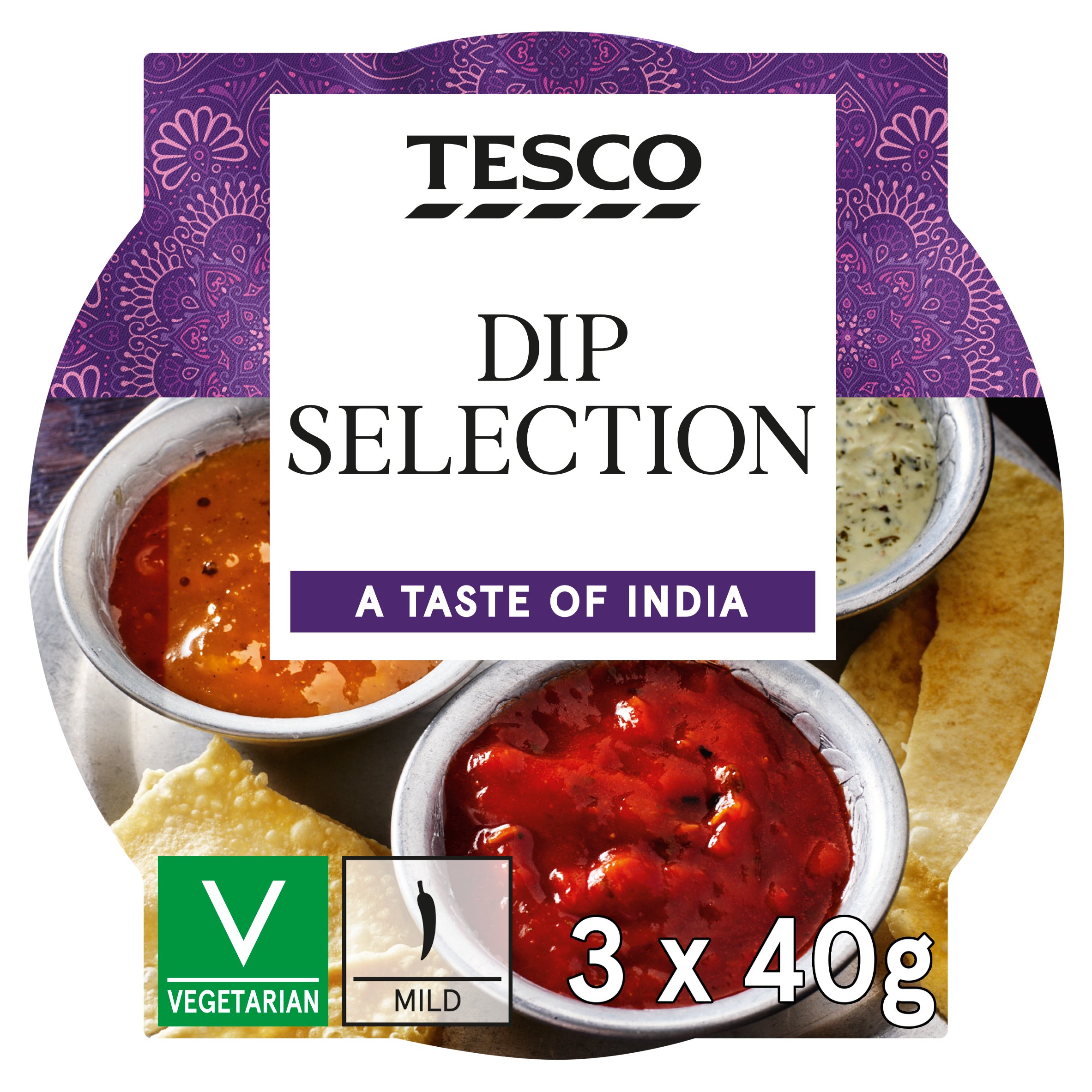 Tesco Indian Dip Selection