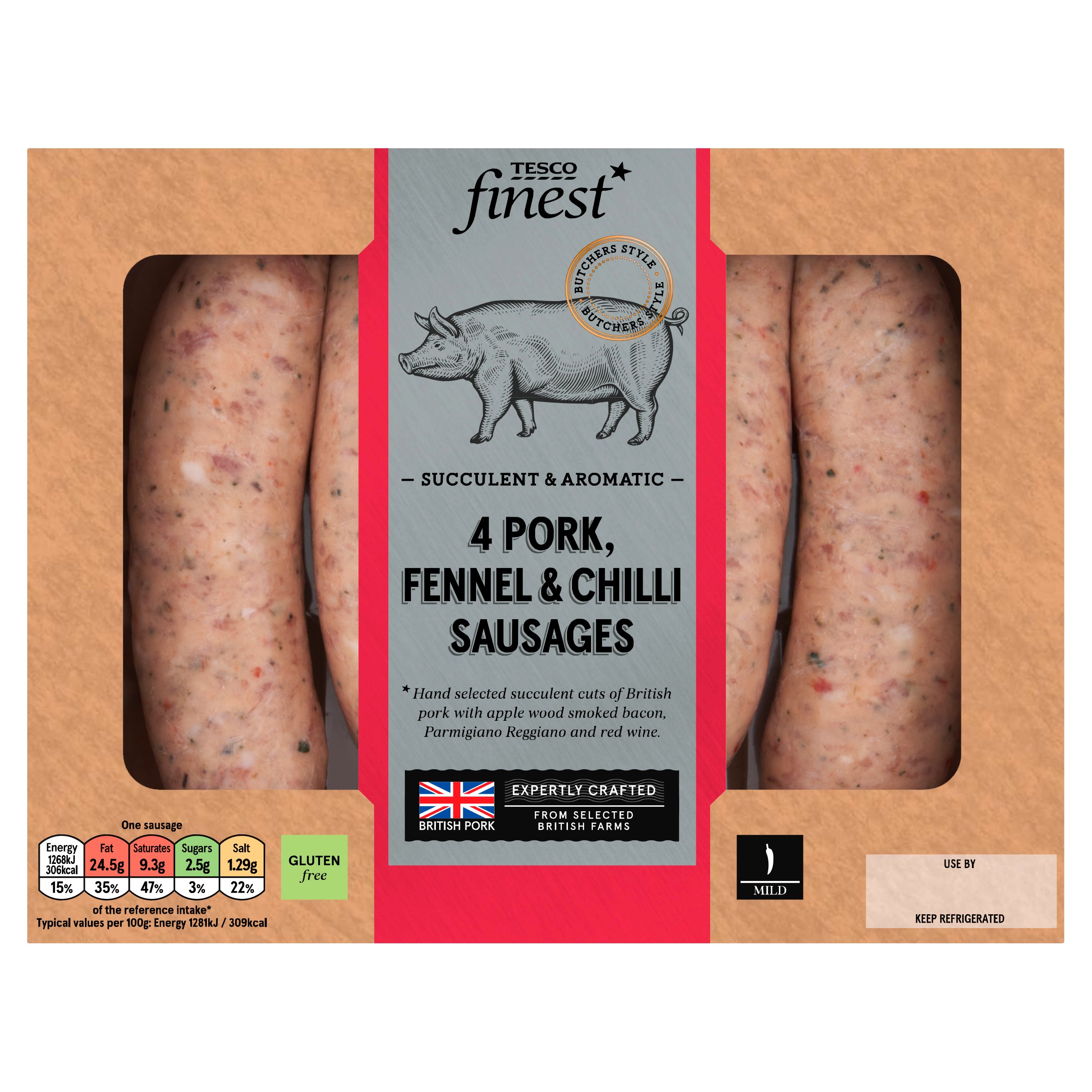 Pork, Fennel & Chilli Sausages