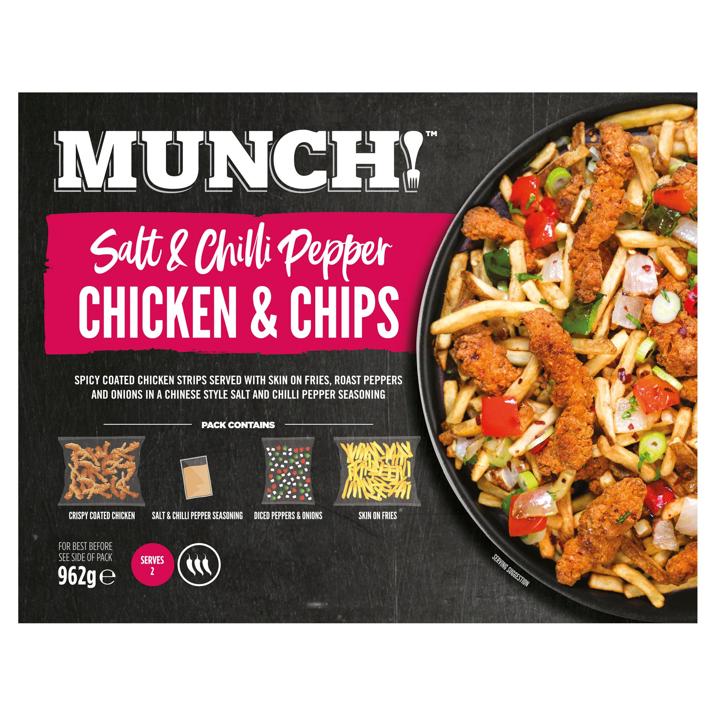 Salt And Chilli Chicken And Chips