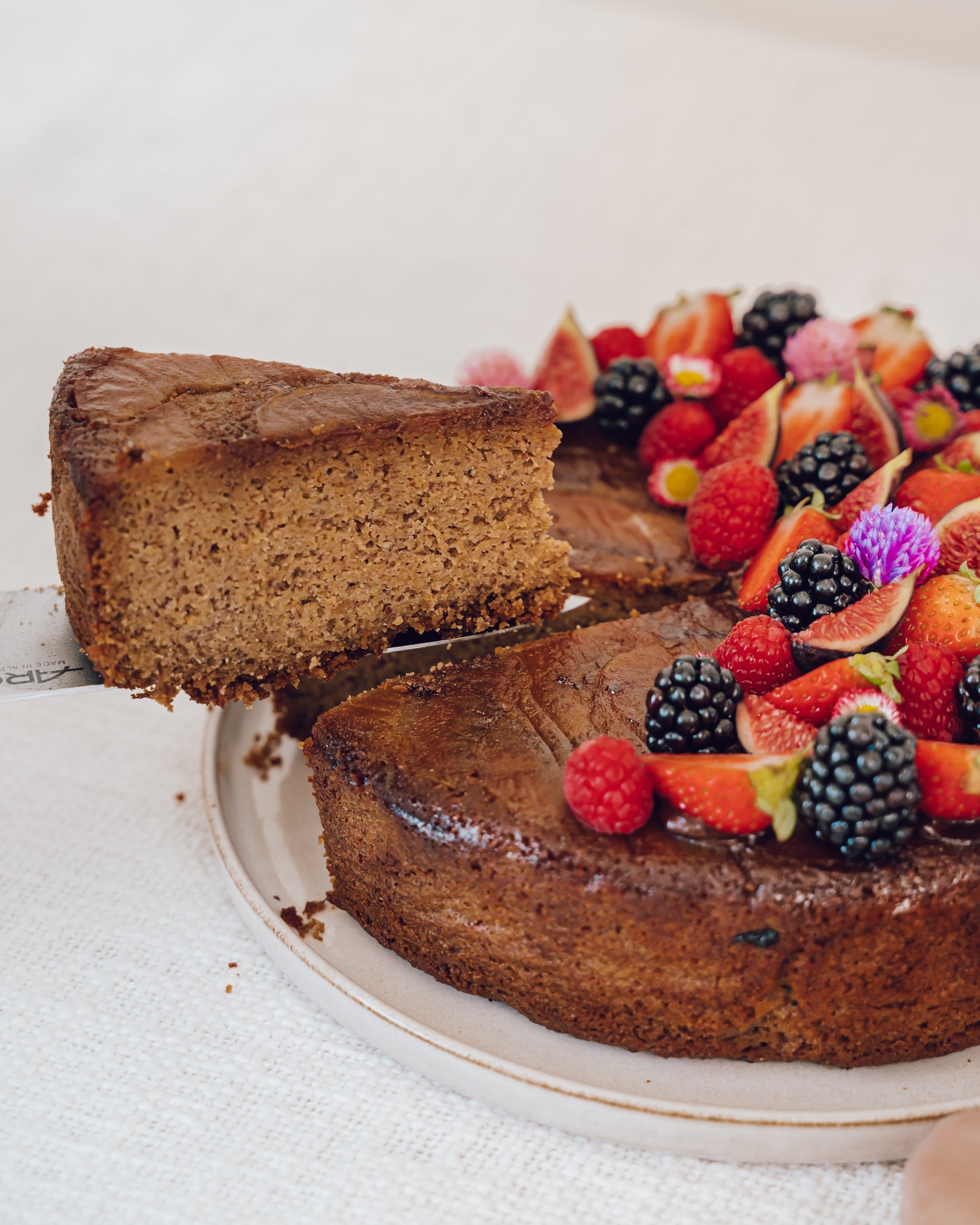 Organic Polenta And Almond Cake