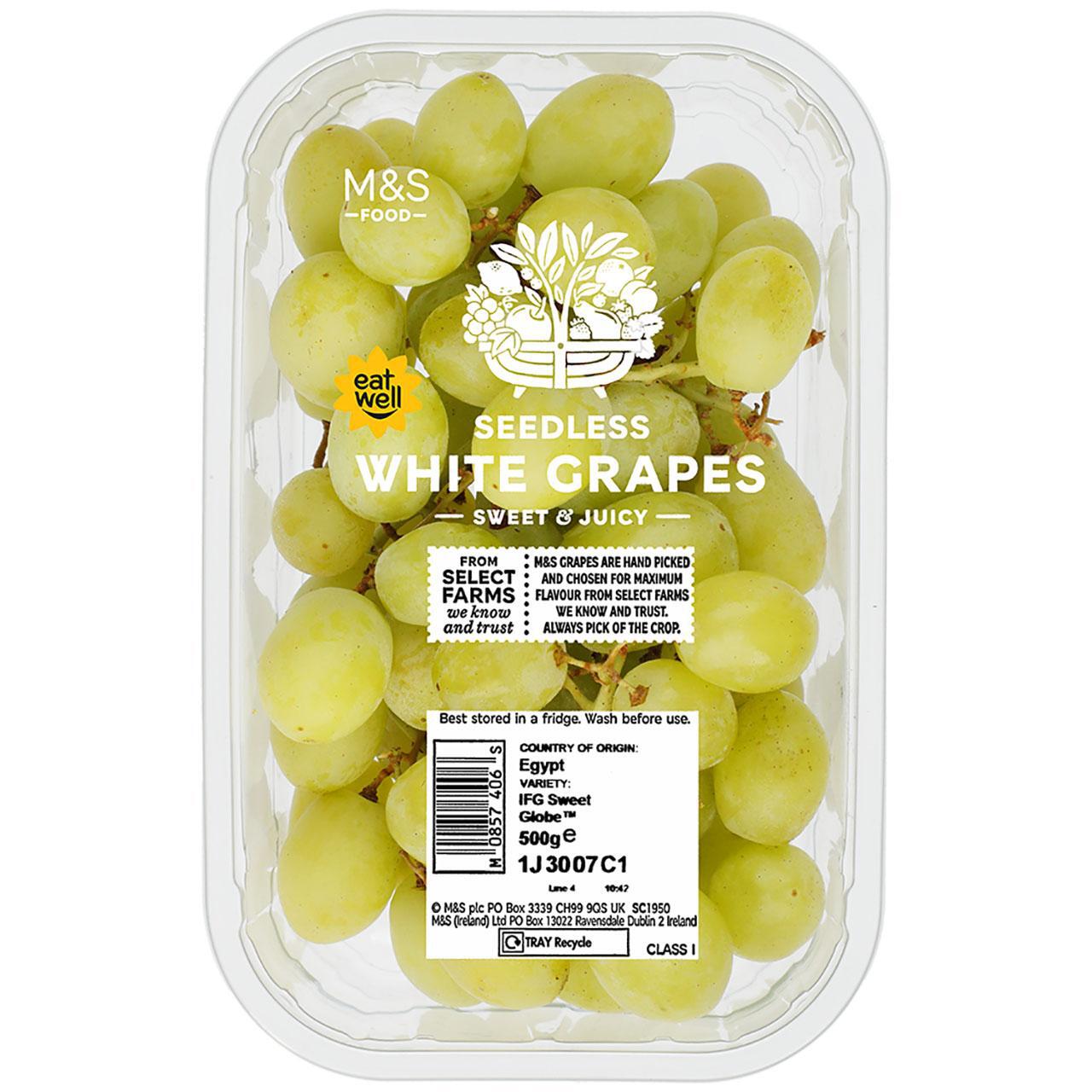 White Seedless Grapes
