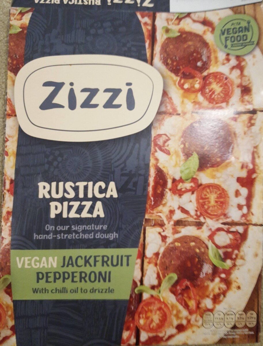 Rustica Pizza Vegan Jackfruit Pepperoni