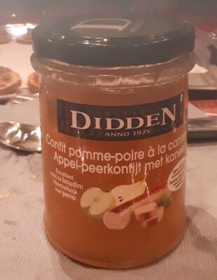 Confit Pomme Poire Cannelle - Didden