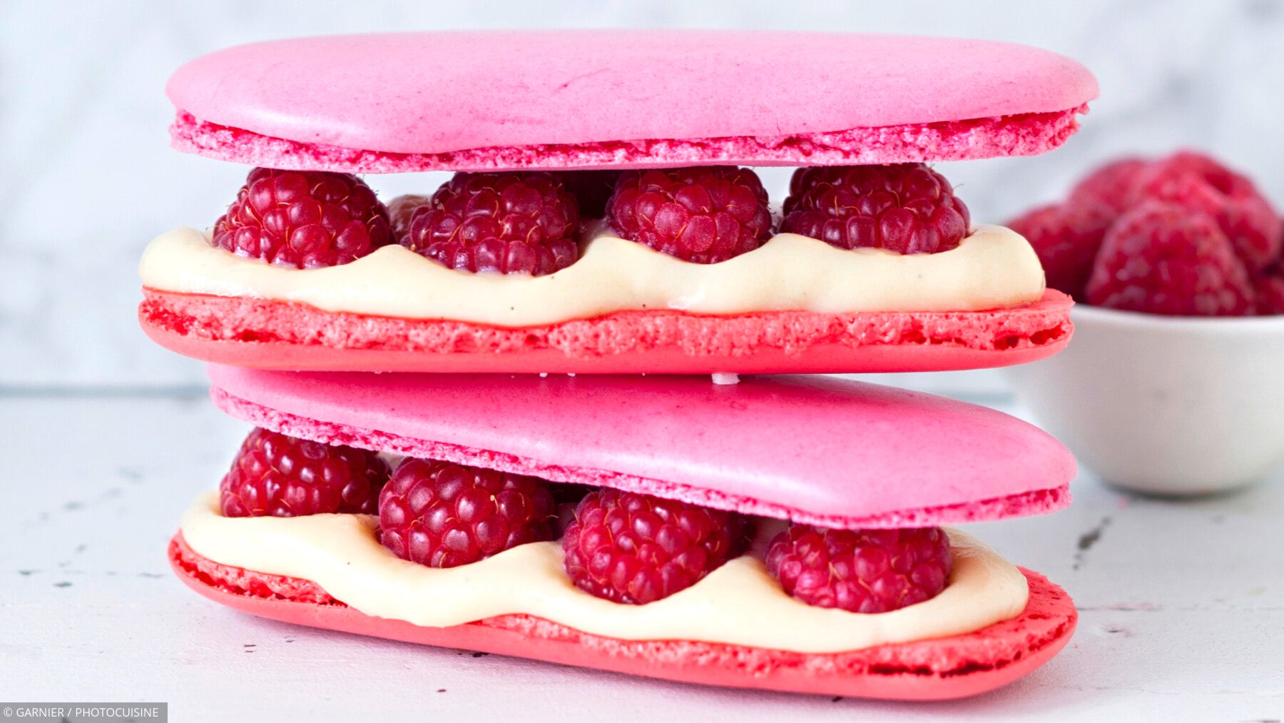 Macarons Au Framboises