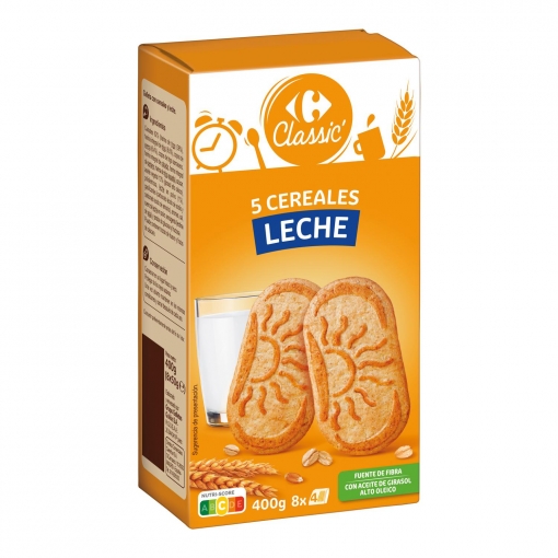 Galleta Con Cereales Y Leche