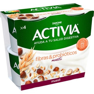 Activia Muesli 115g X4.