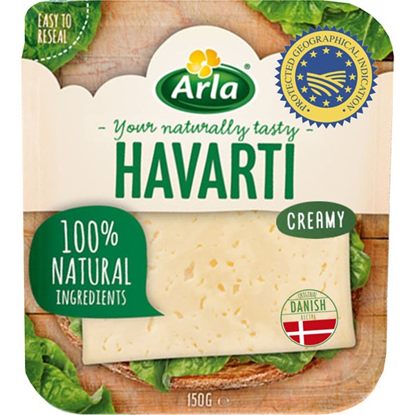 Queso Havarti 150g', 'ingredientslist': 'leche Pasteurizada De Vaca Fermentos Lácticos Y Cuajo.', 'packagings': [], 'ischeese': True, 'brand': 'campainha', 'type': 'food