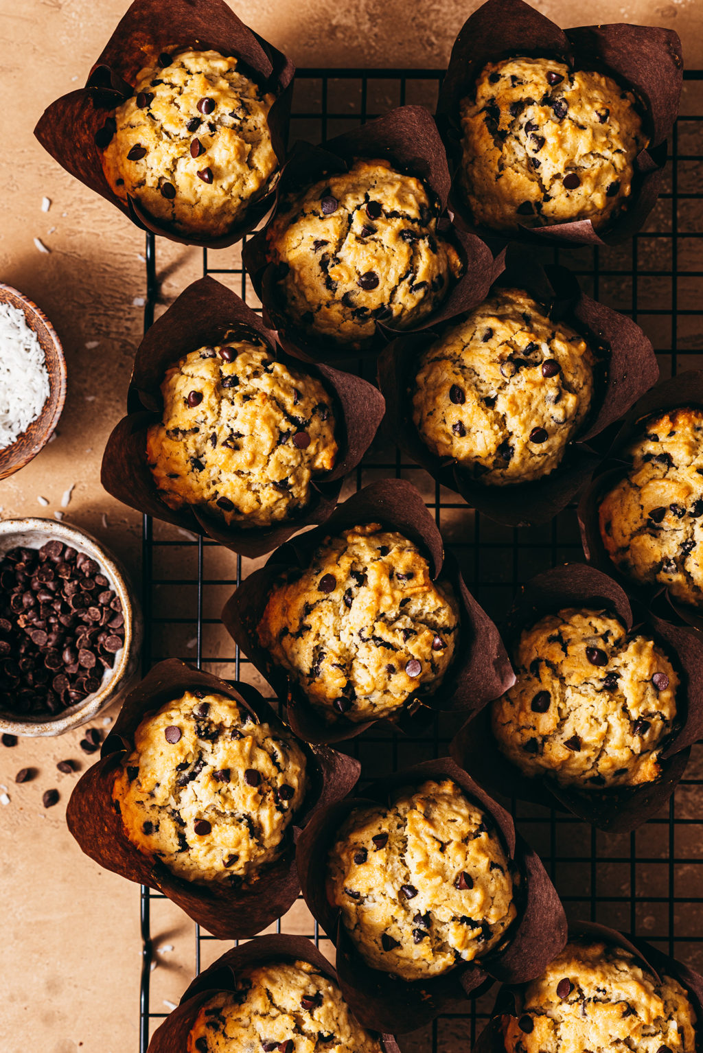 Dark Coconut Muffins