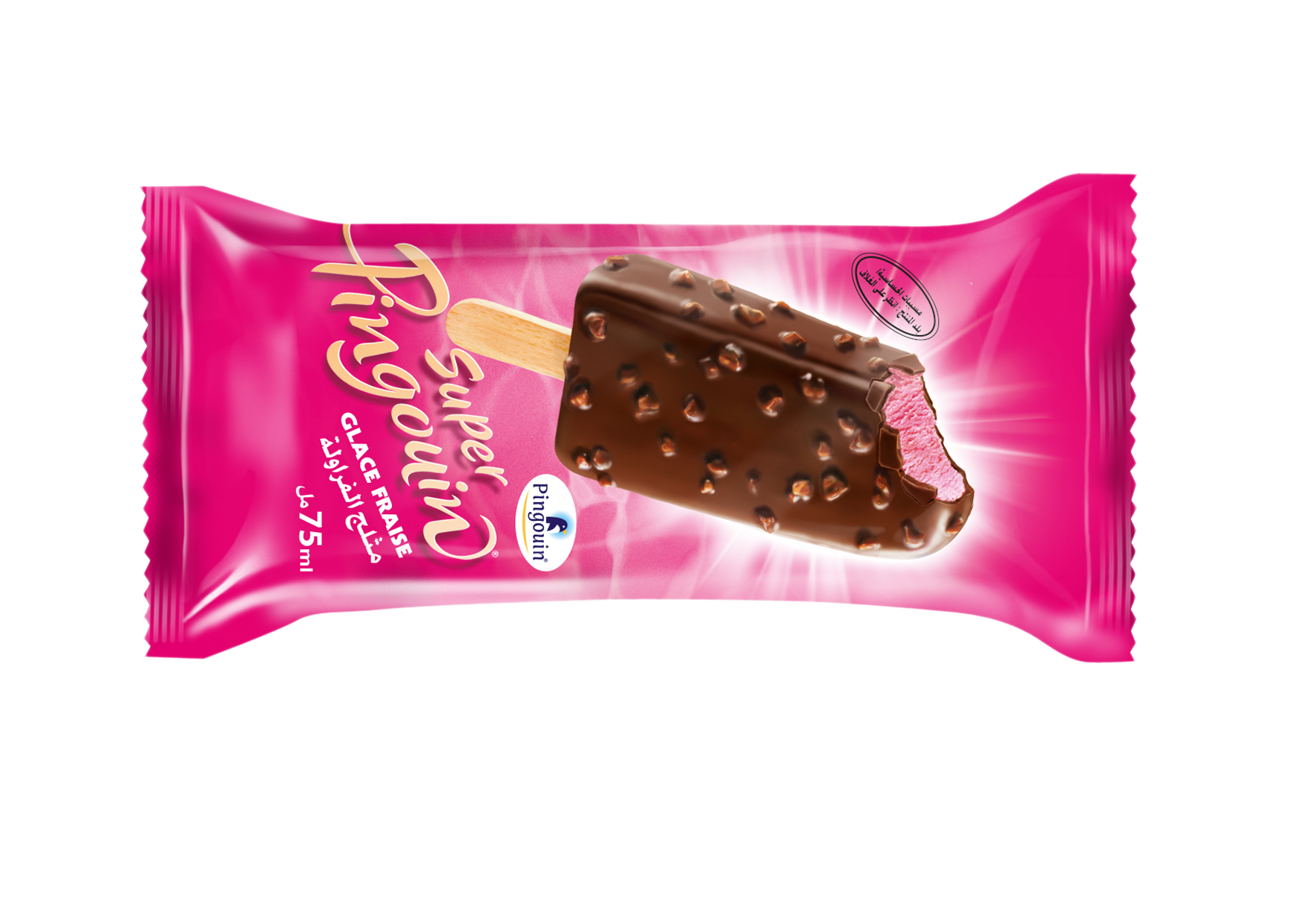 Super Pangouin Glace Fraise