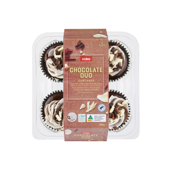Chocolate Duo Cupcakes