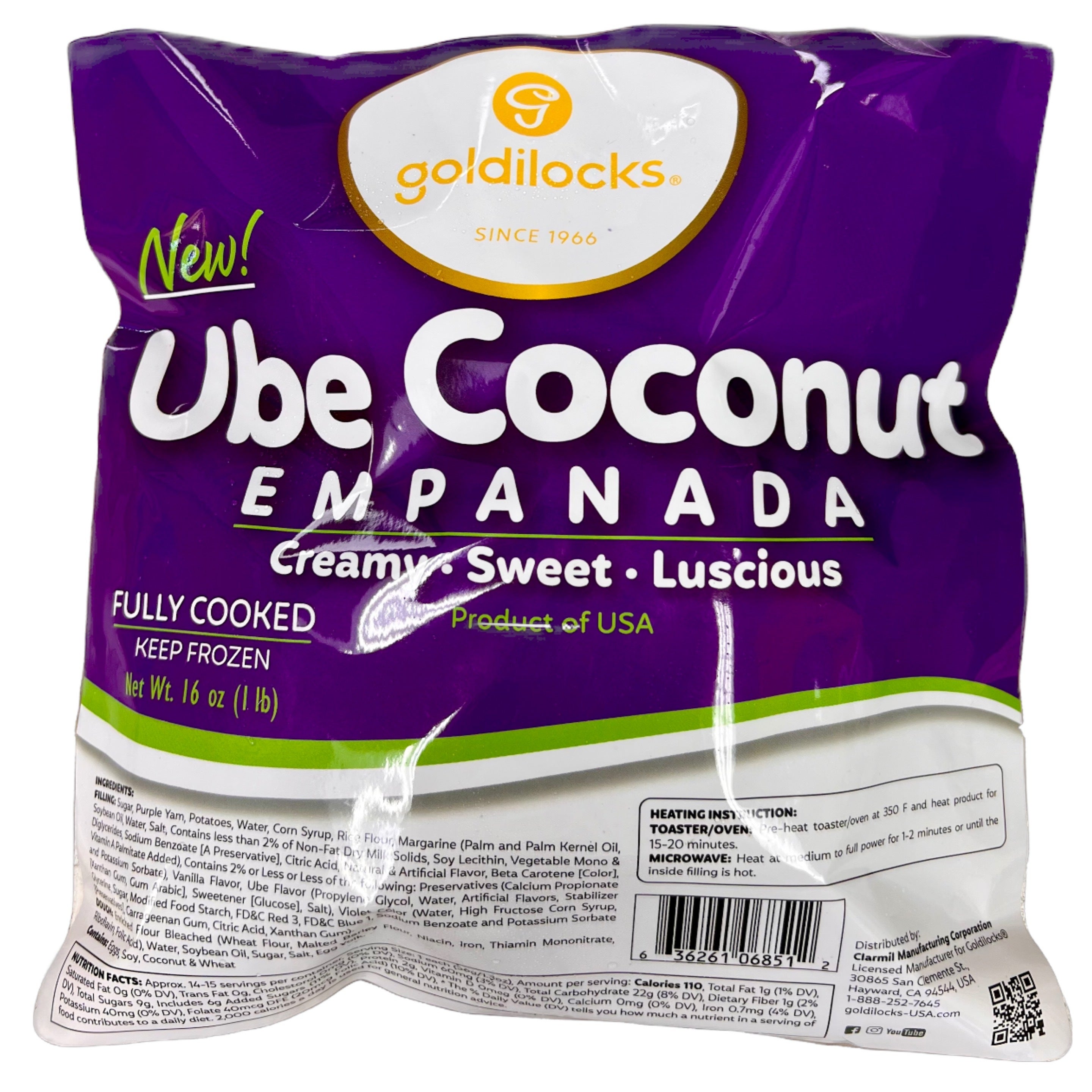 Ube Coconut Empanada