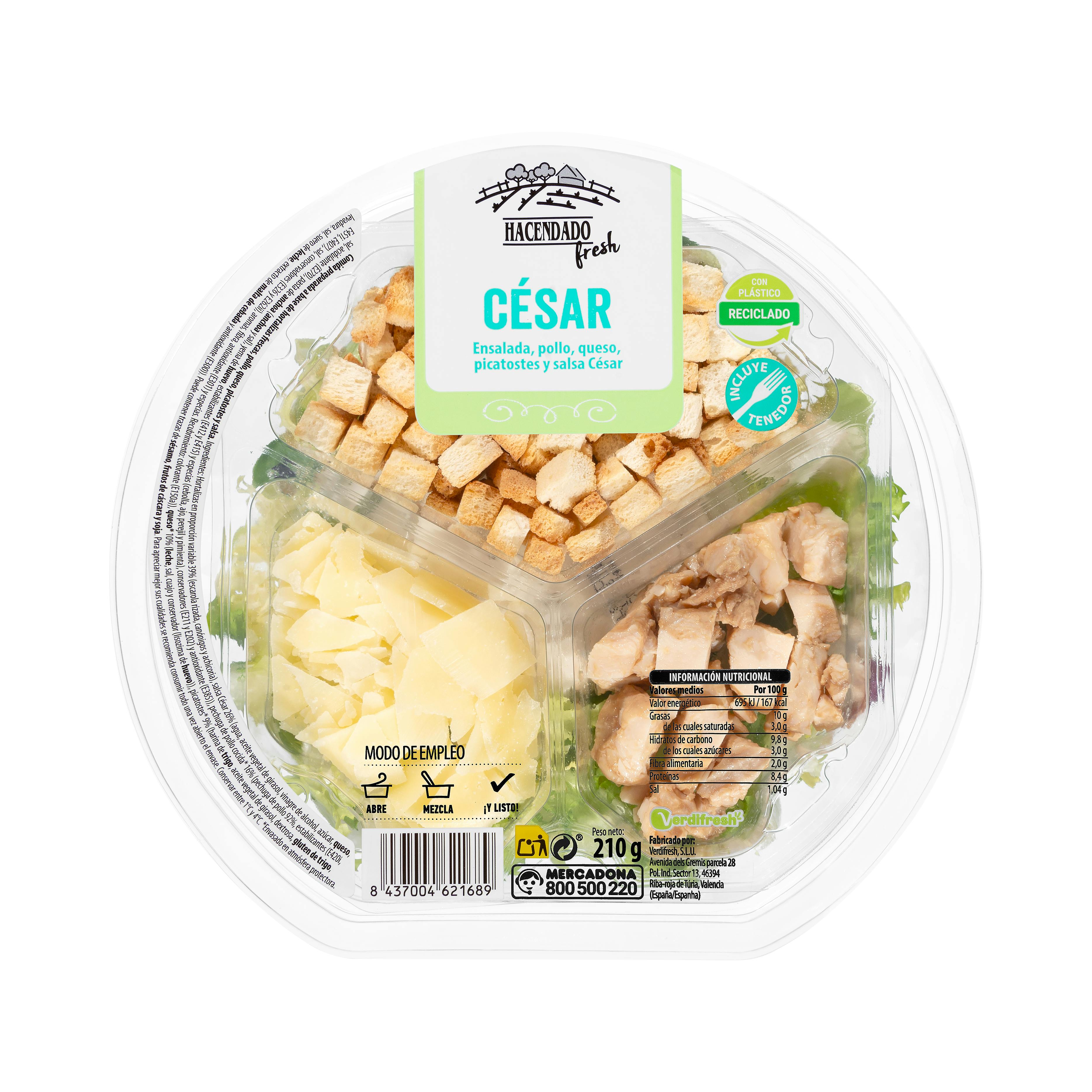 Ensalada Pollo Qurso