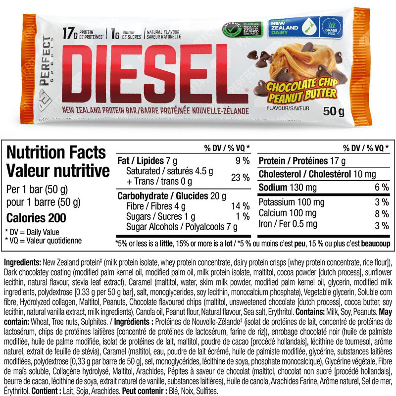 Diesel Protein Bar