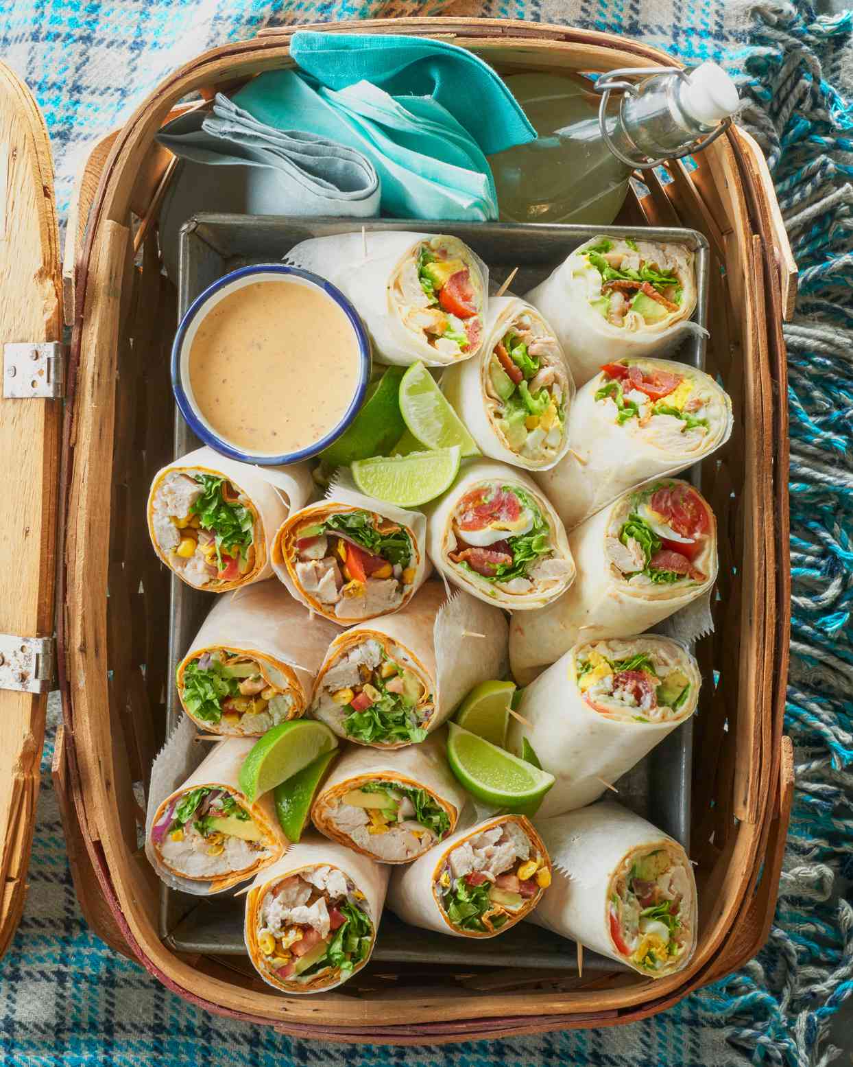 Santa Fe Style Turkey Wraps
