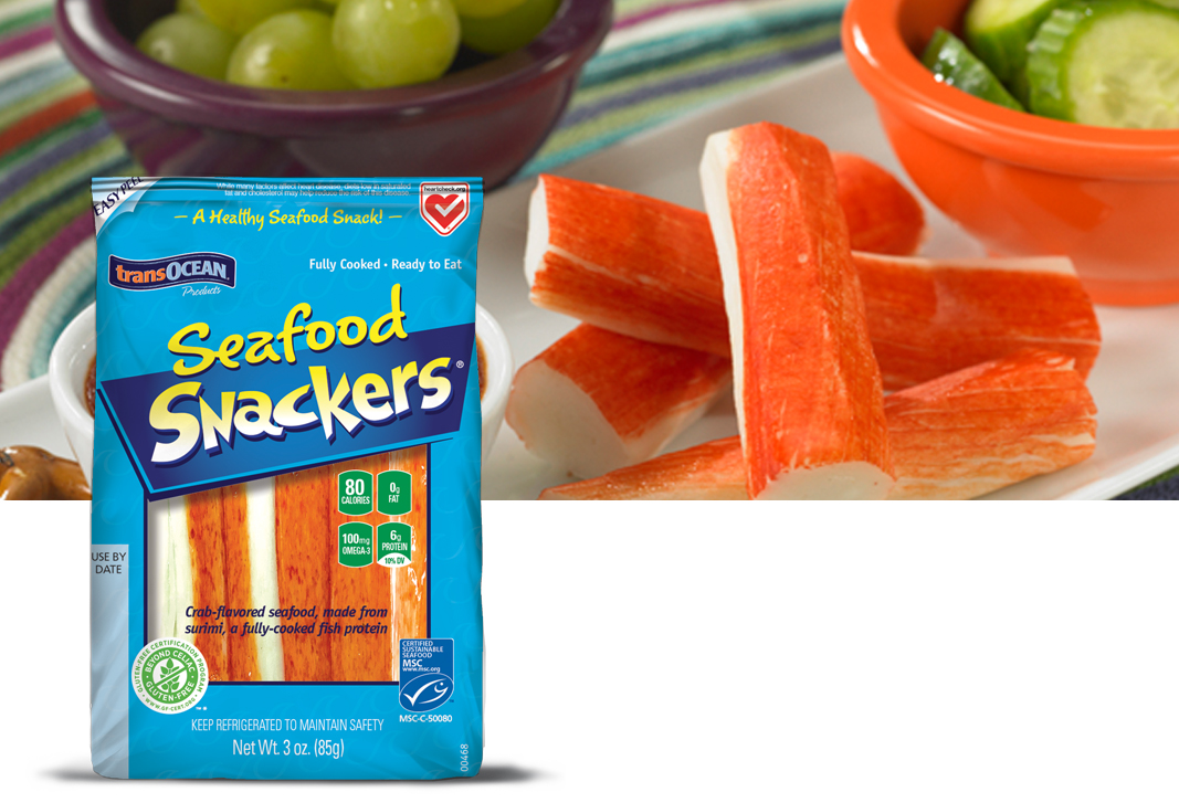 Crab Meat Seafood Snackers