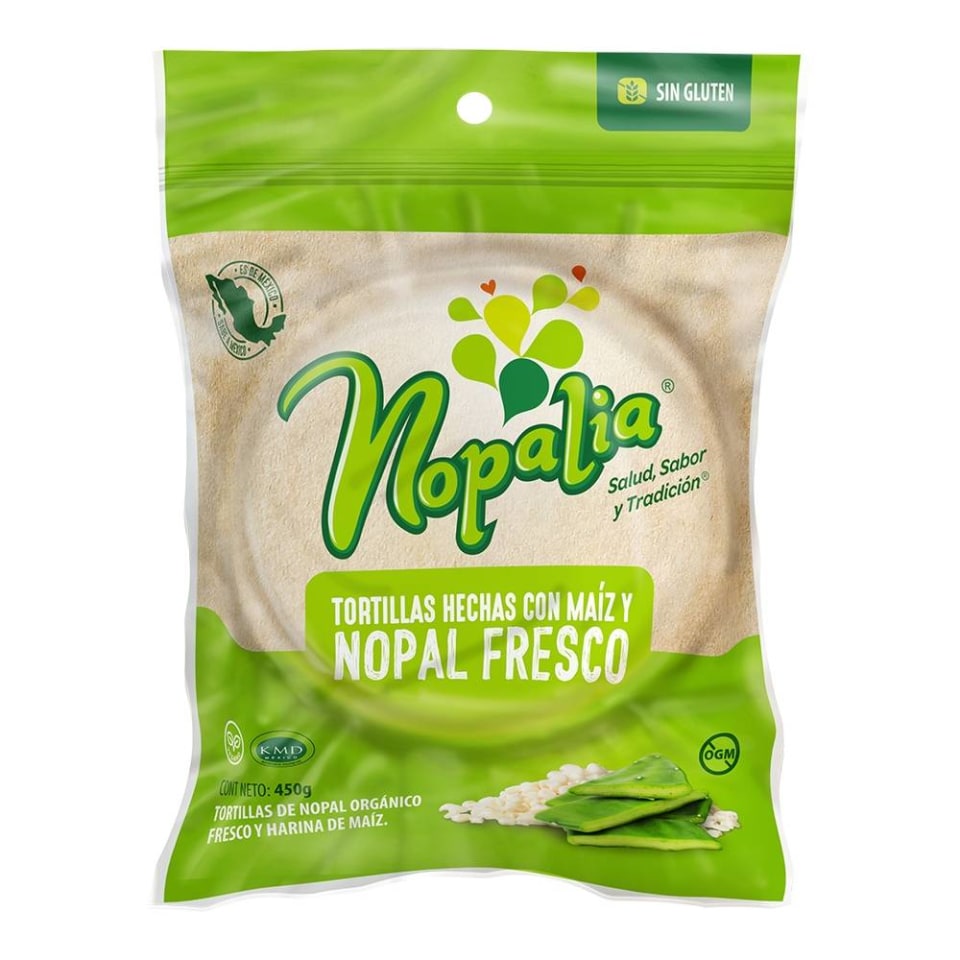 Tortillas Hechas Con Maiz Y Nopal Fresco