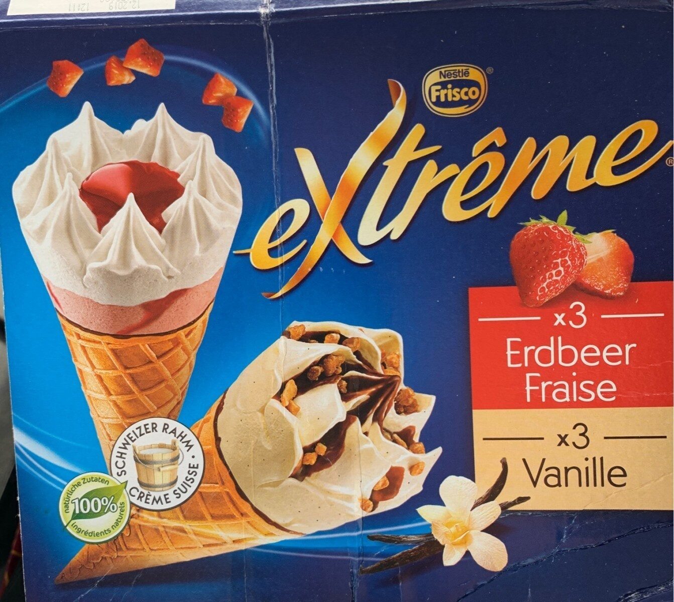Frisco Extrême 3xFraise 3xVanille