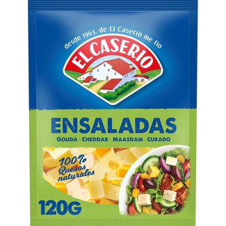 Mezcla De 4 Quesos En Dados (Gouda, Cheddar, Maasdam Queso Semicurado, Queso Curado).