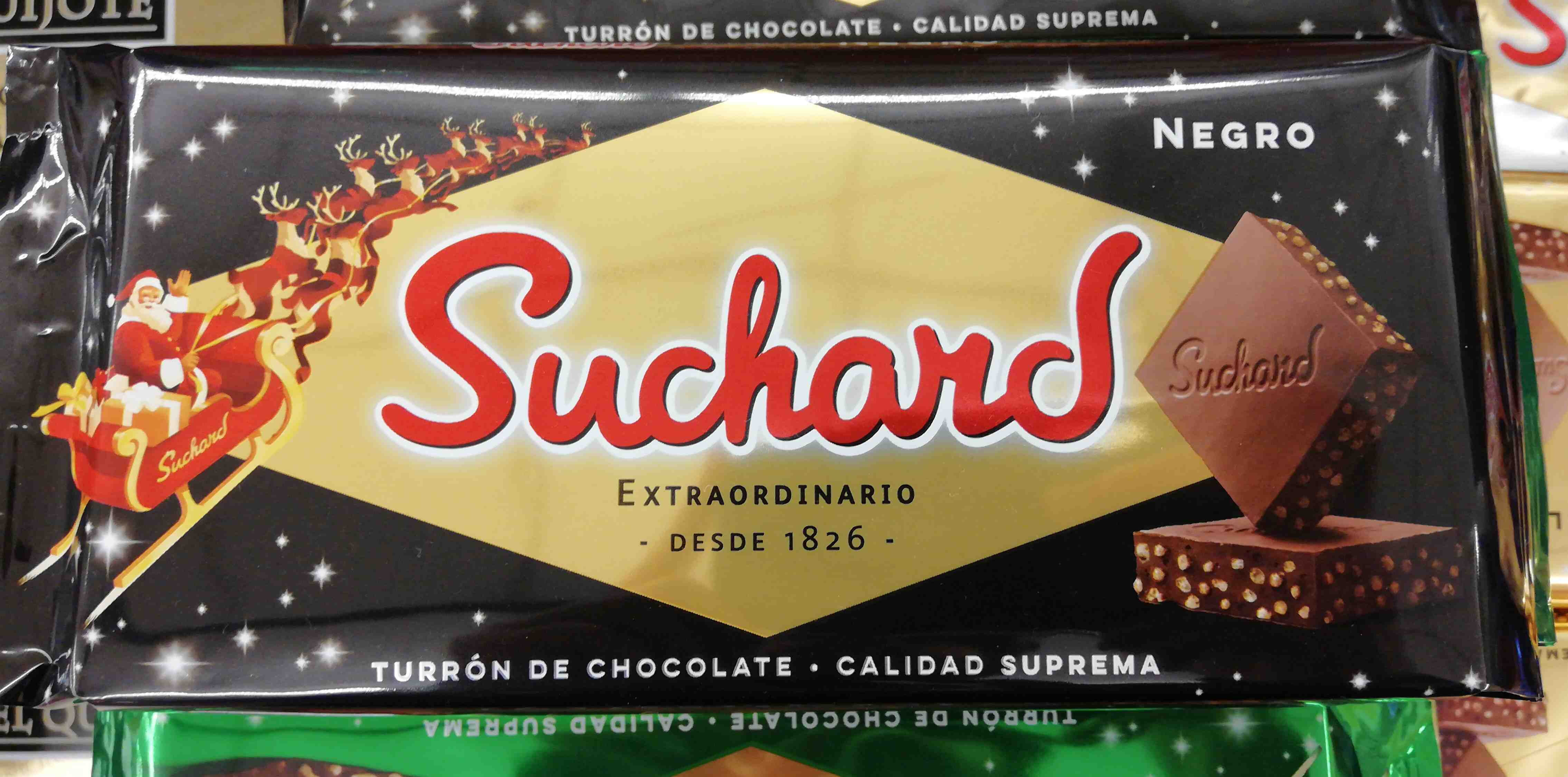 SUCHARD TURRON DE CHOCOLATE NEGRO CON ARROZ INFLADO