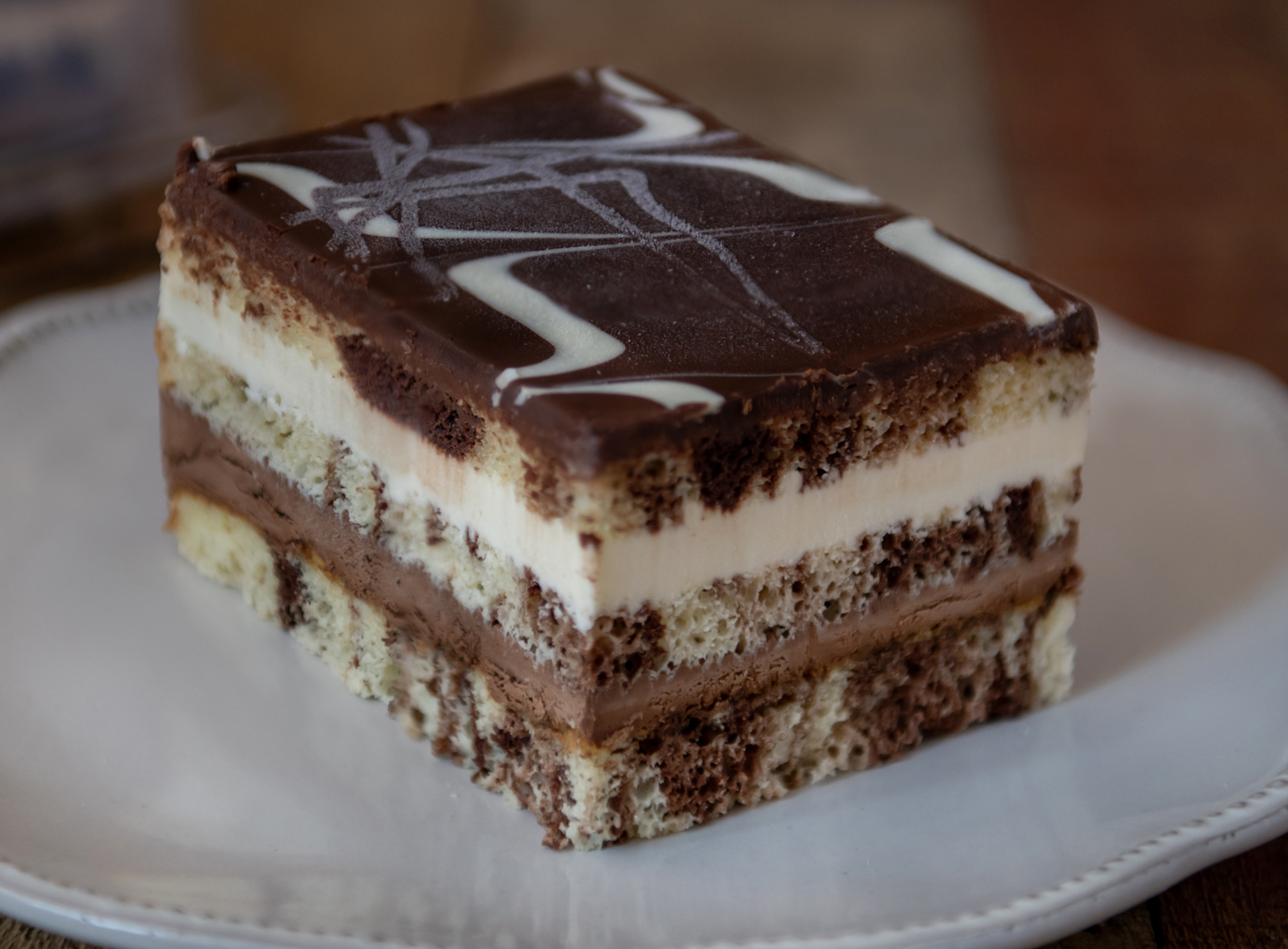 Tuxedo Truffle Mousse Cake