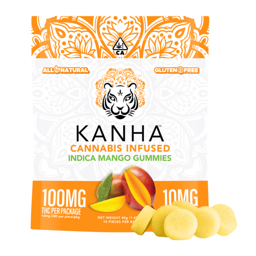 Cannabis Infused Indica Mango Gummies