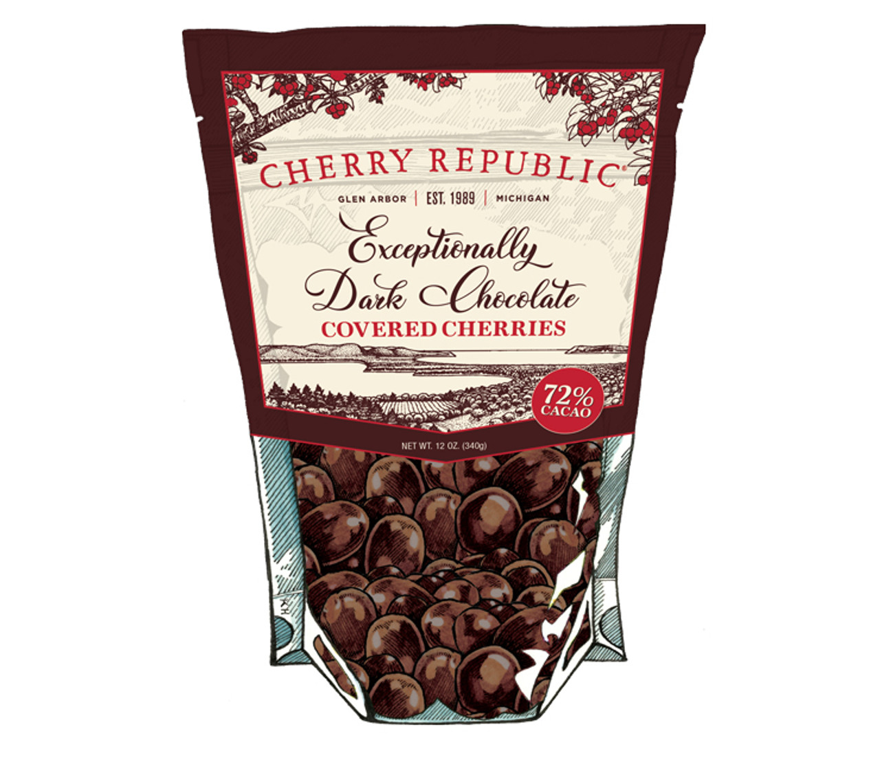Exceptionally Dark Chocolate Covered Cherries