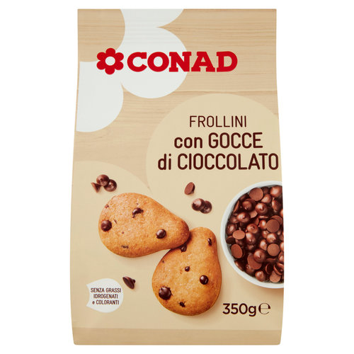 Biscotti Frollini Con Gocce Di Cioccolato