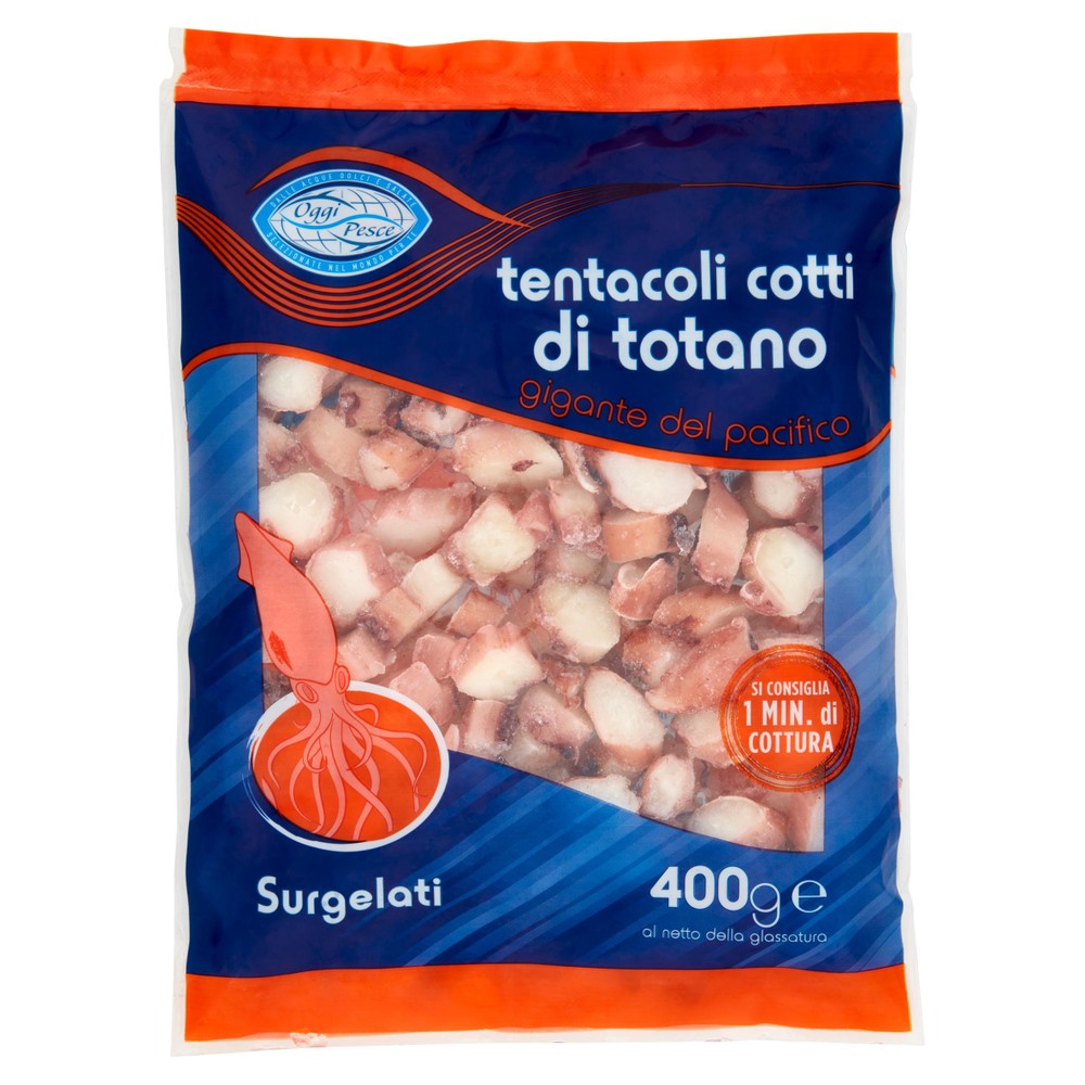 Tentacoli Cotti E Tagliati Di Totano Gigante Del Pacifico