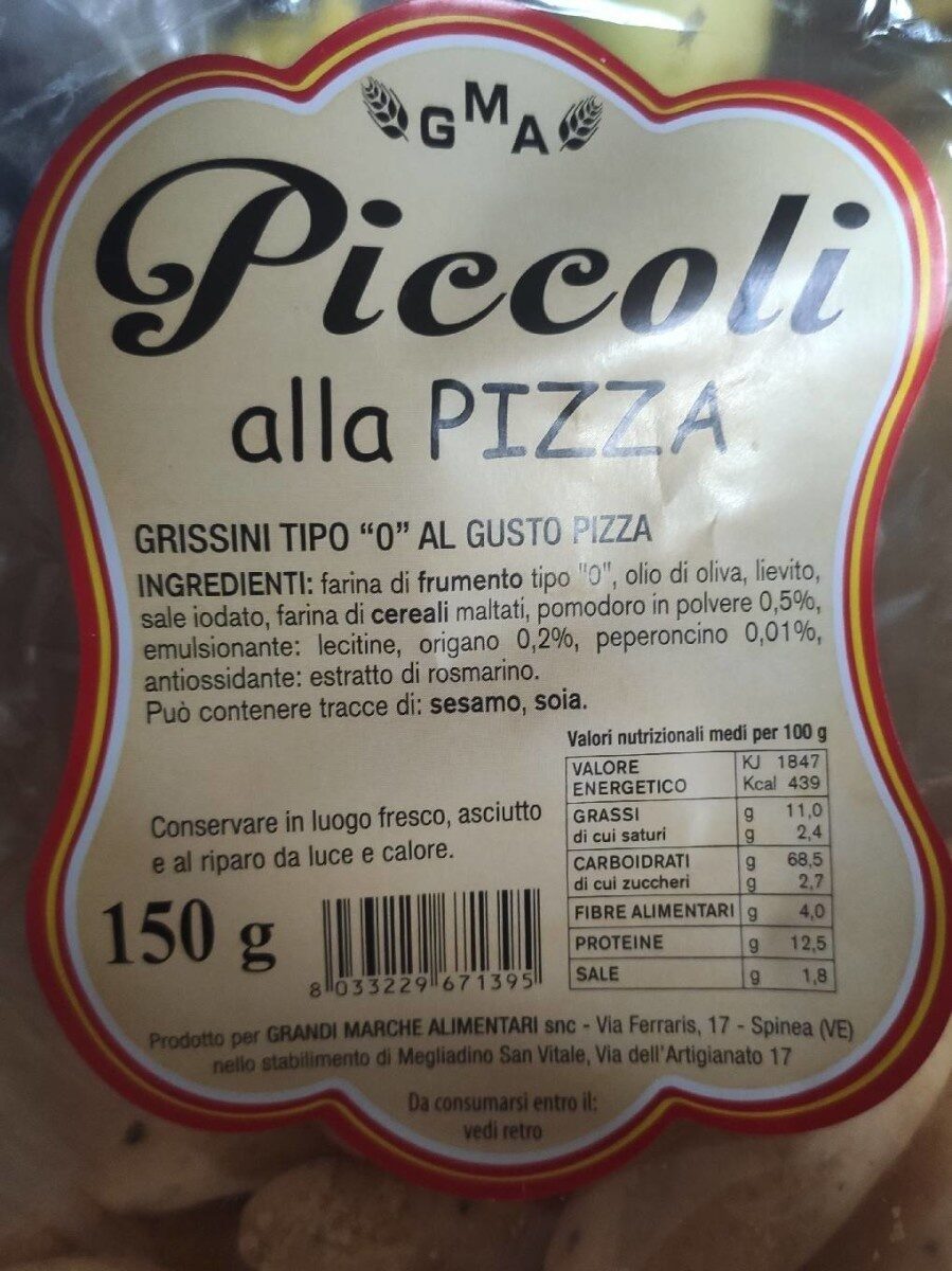 Piccoli Alla Pizza