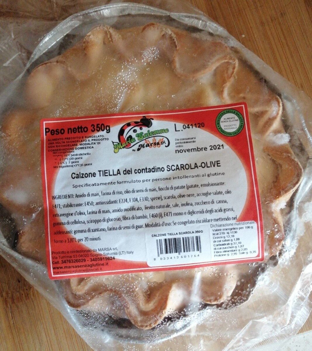 Tiella Scarola E Olive